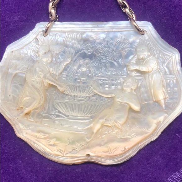 Devotional Mother-of-Pearl Carved Plaque, France or Italy, Early 19th Century - Picture 2 of 9